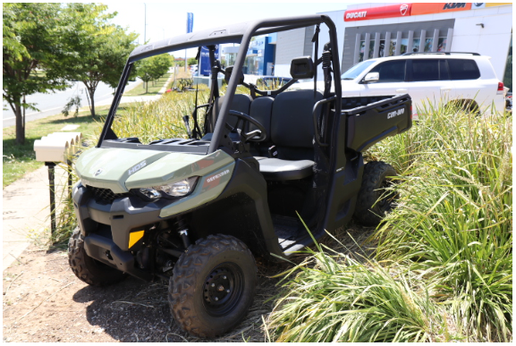 Many farmers depend on ATVs like this Can-AM HD5. Image: Canberra Motorcycle Centre. 