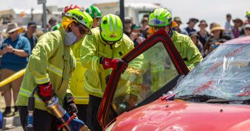 Emergency Services staff show off their life-saving skills at Open Day