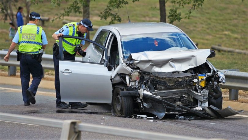 Car accident at Amaroo