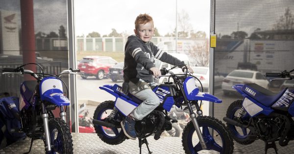 WIN a brand new Peewee 50 motorcycle for Christmas, from the Canberra Motorcycle Centre