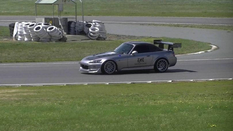 Daniel Burton in his supercharged Honda S2000. Photo: Glen Samson YouTube.