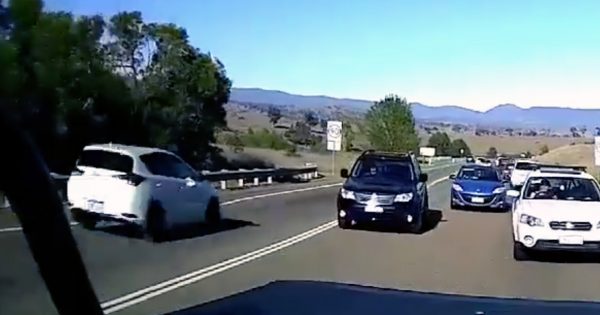 Dangerous Canberra driving caught on camera could have had ‘tragic outcome’