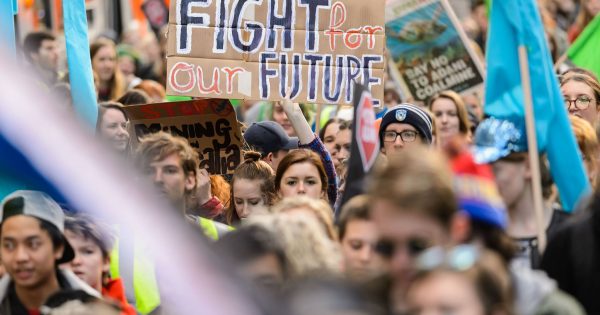 Local Students join Australia-wide strike for climate change