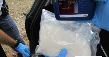 Police remove 10,000 hits of ice from Canberra streets