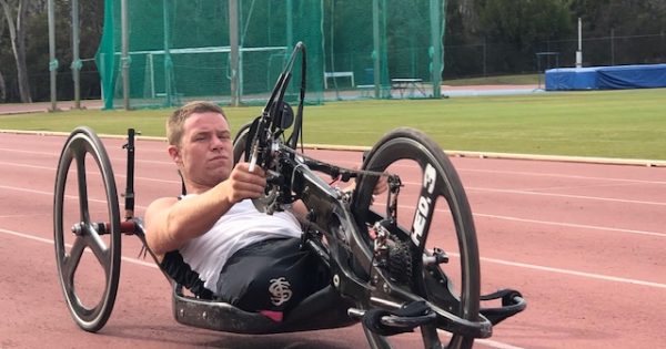 The man who just won't give up his dream of becoming a Paralympian