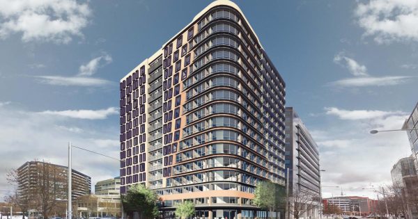 Proposed 16-storey block near ANU first build-to-rent development in ACT