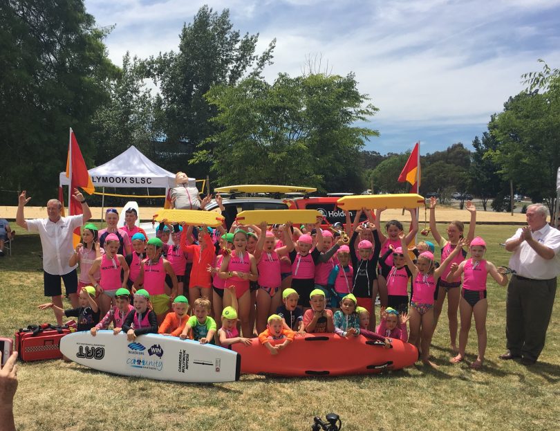 South Coast Surf Life Saving Branch at work in the ACT. Photo: Supplied.