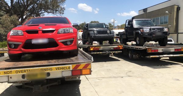 Police recover six stolen cars and one motorbike during operation