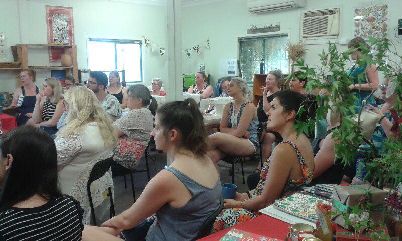 The recent zero waste Christmas workshop held in Canberra: Photo: Supplied.