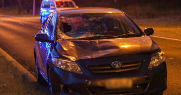 First fatality on Canberra roads in 2019 after car hits pedestrian