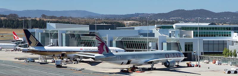 Canberra Airport has capacity to spare for another carrier to begin direct flights to Auckland.