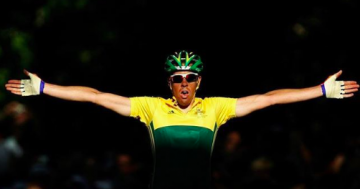 One of my favourite Canberra athletes rides off into the sunset