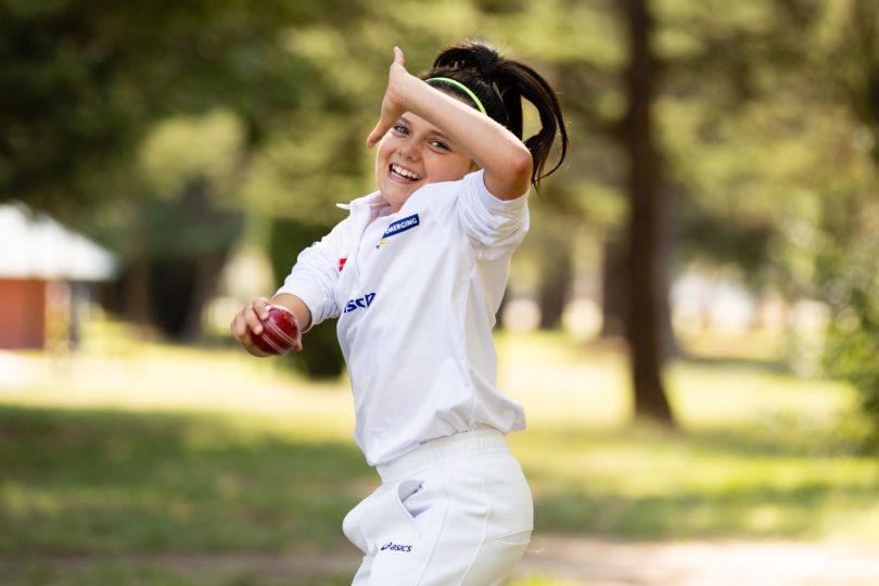 She might not look dangerous but Rachel Carroll has a big future ahead of her. Photo: Daniella Jukic.