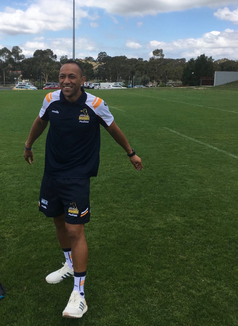 Christian Lealiifano, a family man first. Photo: Tim Gavel.