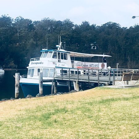 The daily ferry from Nelligen to Batemans Bay. 