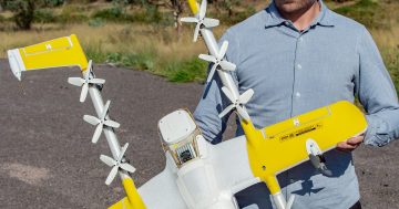 Wing unveils quieter drone for its planned Gungahlin operations