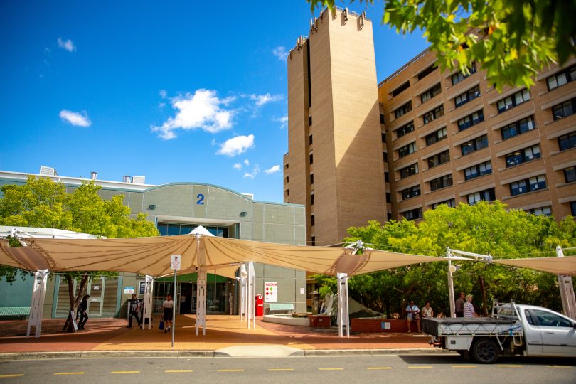 Exterior of Canberra Hospital