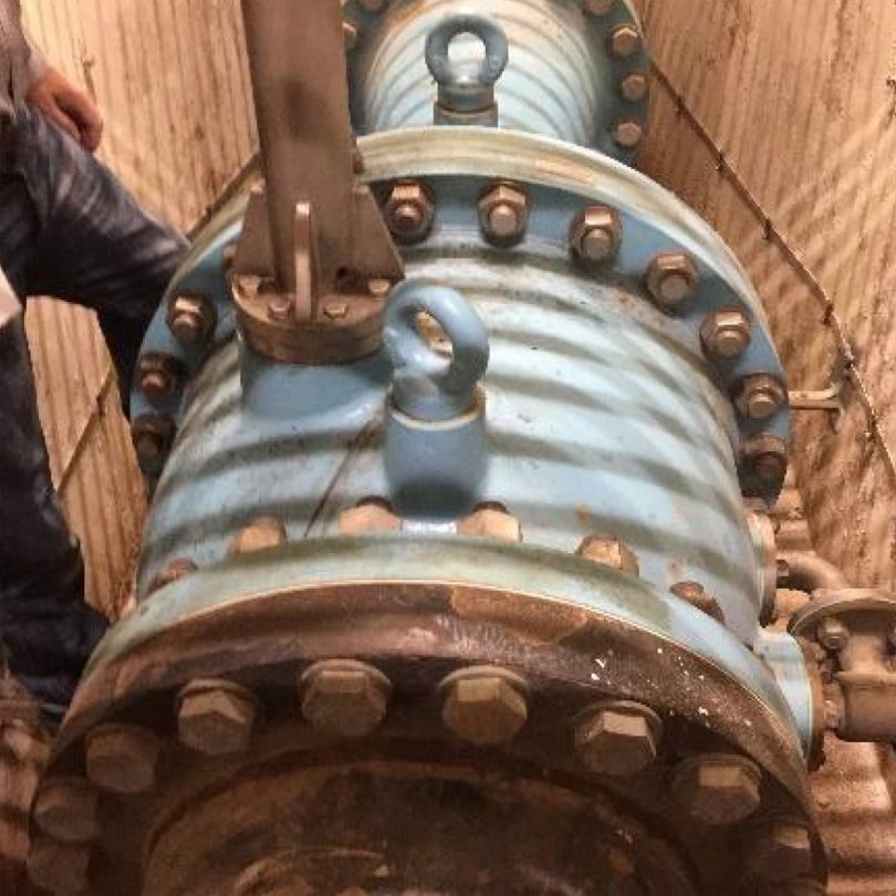 The flow control valve that underwent refurbishment. Photo: NCA.