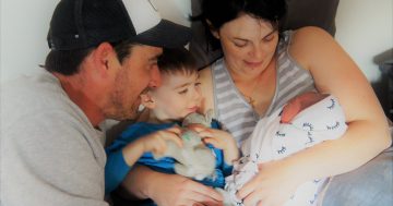 Home birth mum hopes trial becomes permanent option for Canberra women