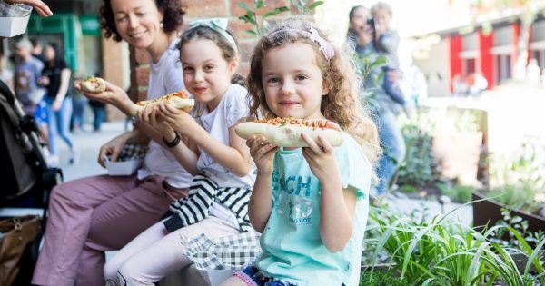 Hungry customers gather at opening of new Woden dining precinct