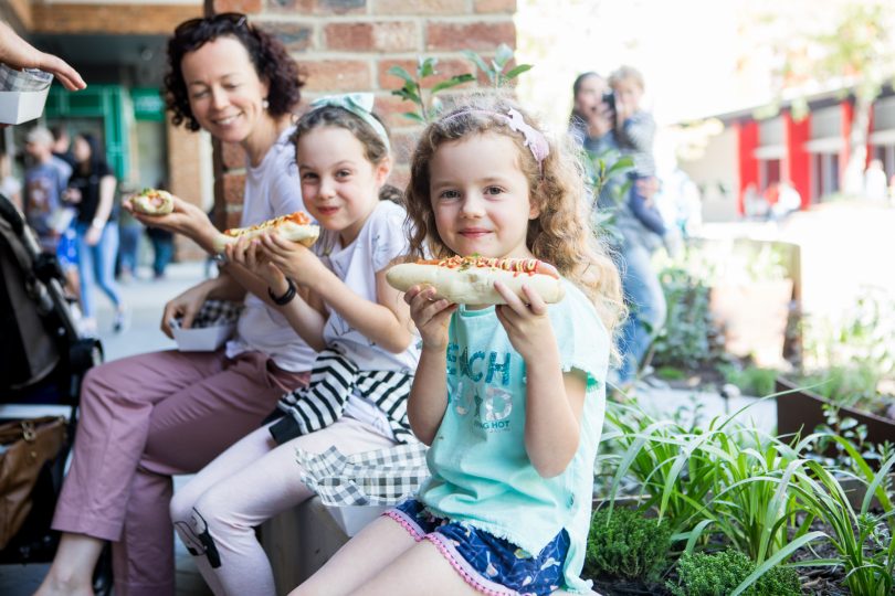 Free hotdogs! Photos: George Tsotsos.