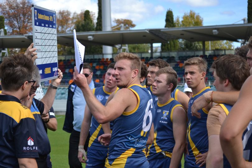 Kade Klemke, player-coach of the Canberra Demons. Photo: Supplied.