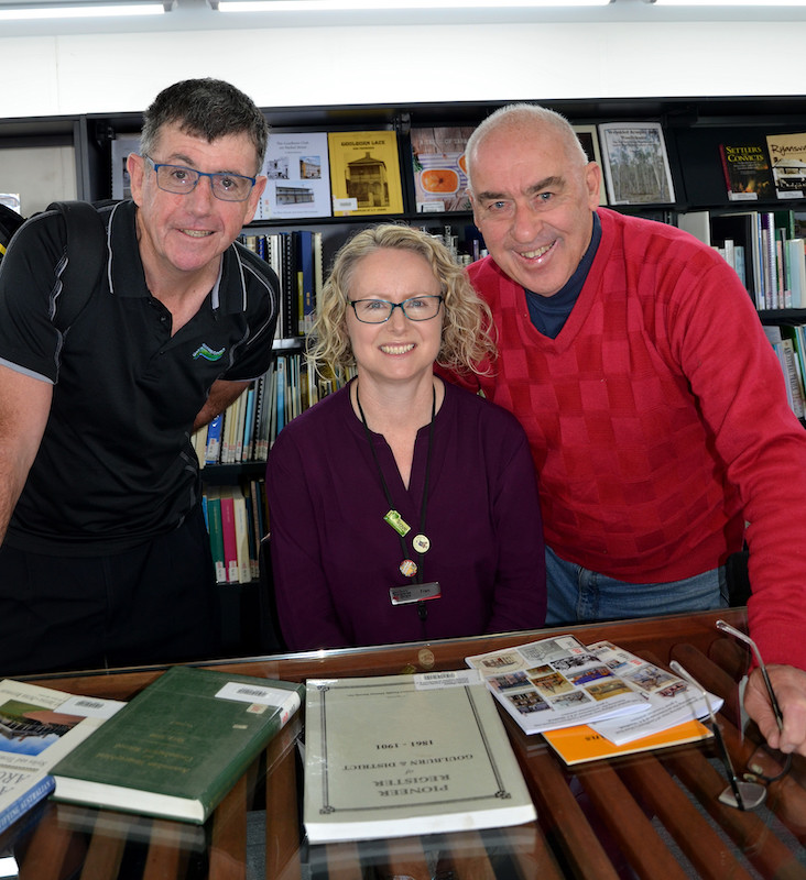 David Carmichael, Fran O’Flynn and Leon Oberg. Photo: Leon Oberg.