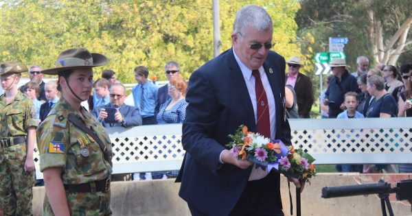 Two people help Boorowa remember the fallen