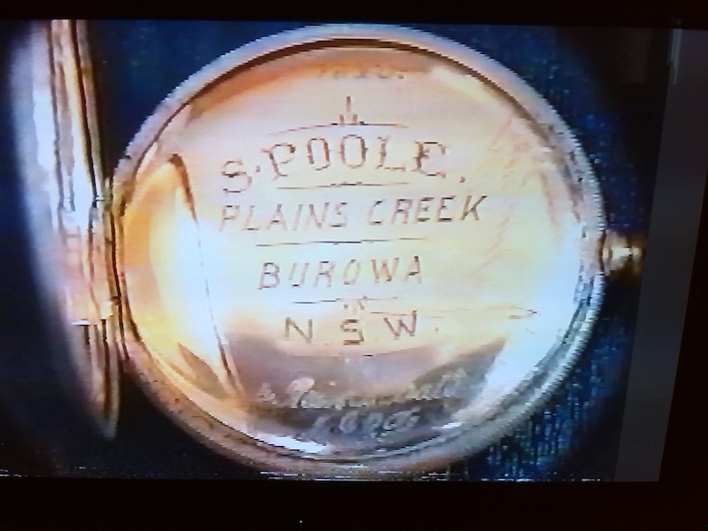 Samuel Poole’s pocket watch.