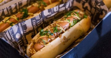 The Bavarian celebrates debut in Canberra with 500 free hotdogs