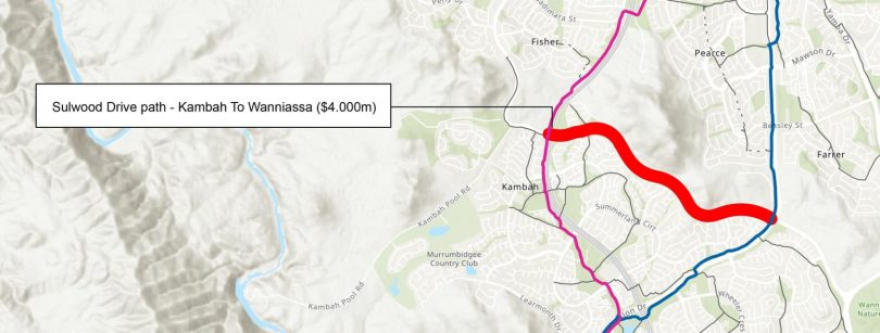 Proposed path map