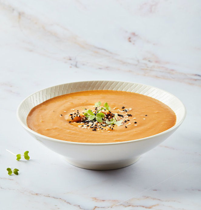 Creamy Sweet Potato Pumpkin Soup