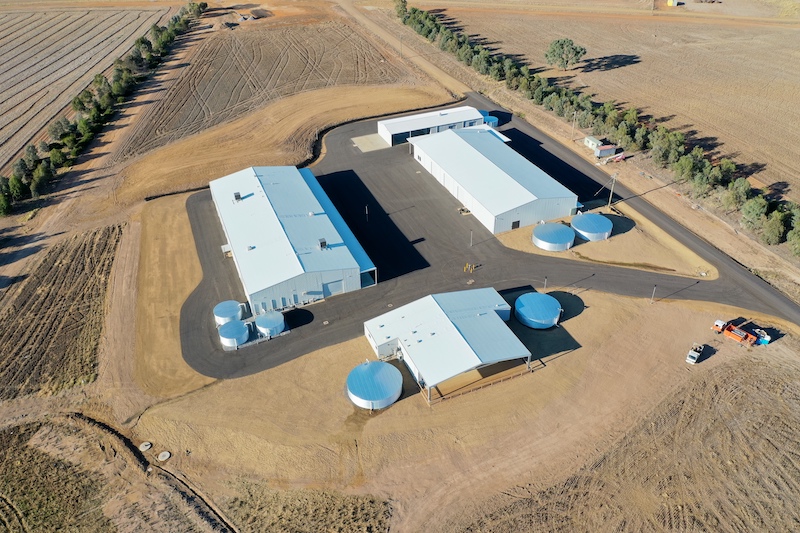 An aerial view of the $11.5 million Boorowa Agricultural Research Station.