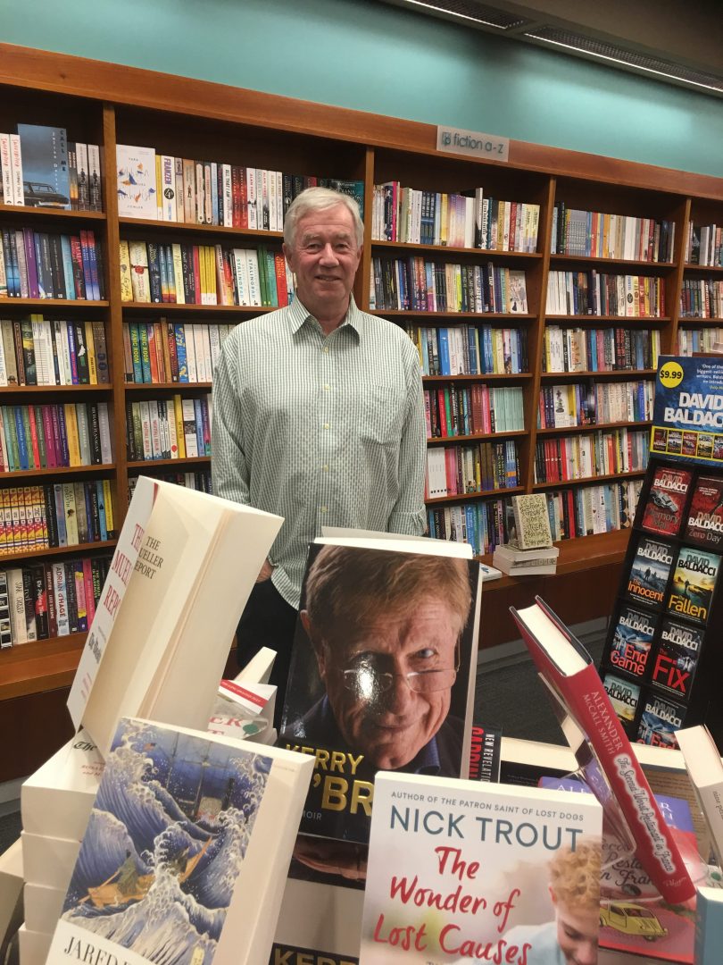 Roger Tall in the Paperchain Bookstore. Photo: Supplied.