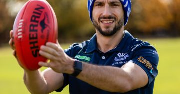 AFL Canberra's SockIT2MND Round an intimate family experience for Russell Fort
