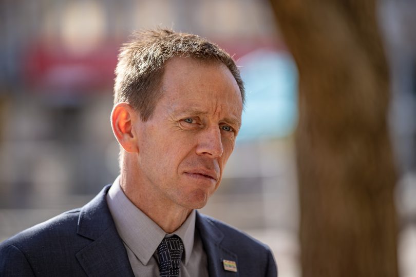 Mental Health Minister Shane Rattenbury