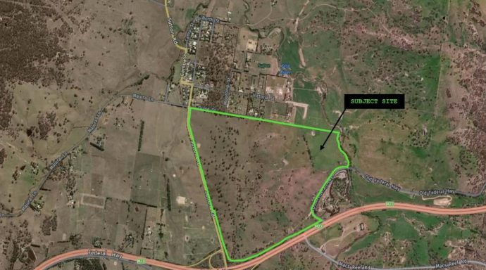 Family S Housing Plan Would Double The Size Of Sutton Riotact   Sutton Map 690x384 