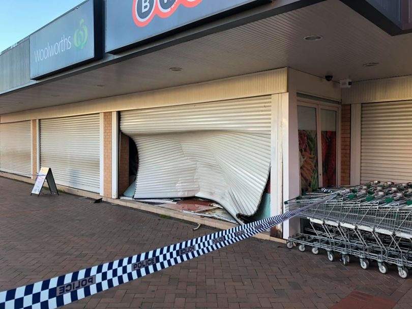 Hawker And Franklin Woolworths Hit As Ram Raid Spree Continues The Riotact