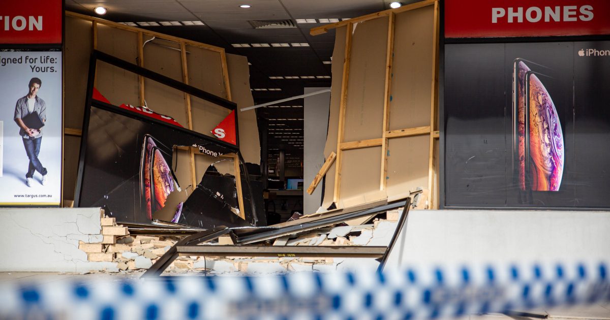 Two men arrested after Harvey Norman ram raid | Riotact