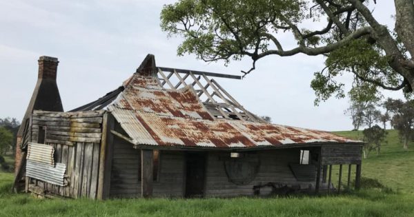 Winter winds take toll on one of the Bega Valley's early settler homes