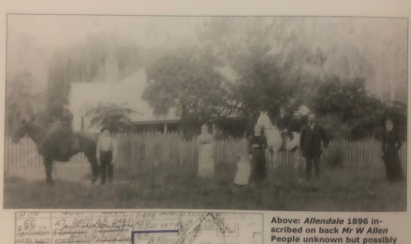 Allendale 1896. Photo: Gordon Allen