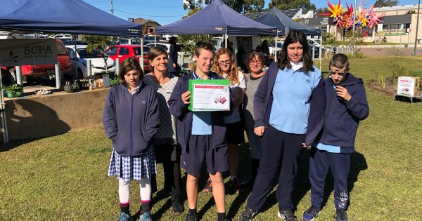 Bega High students making a dent on toothbrush recycling