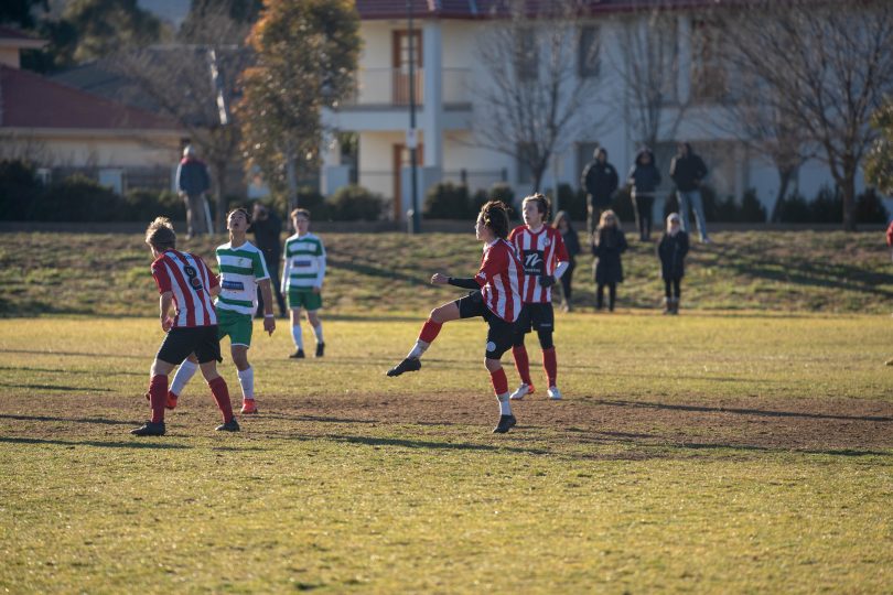 Junior football in Canberra