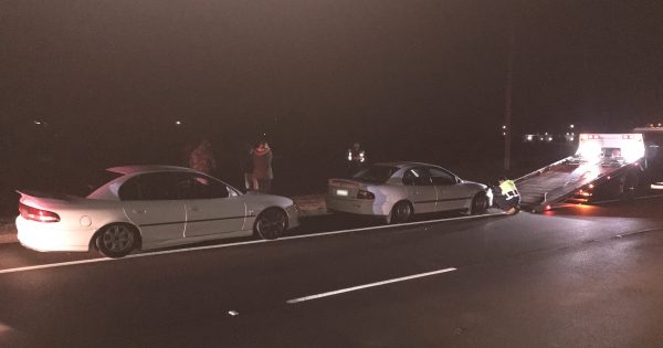Police seize two cars involved in street race in Gungahlin