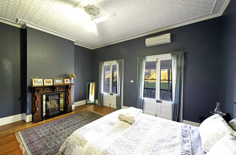 French doors, pressed tin, wooden floors and a warm feeling. Photo: Supplied