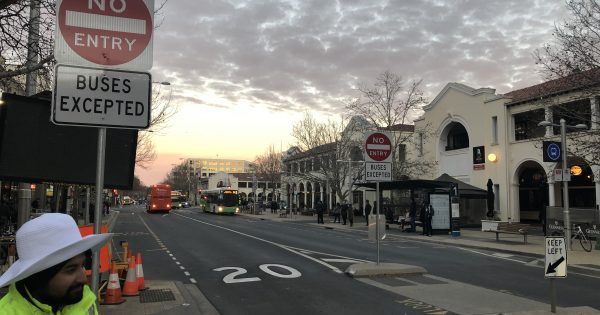 Greens call for drop in Northbourne speed limit following bus interchange works