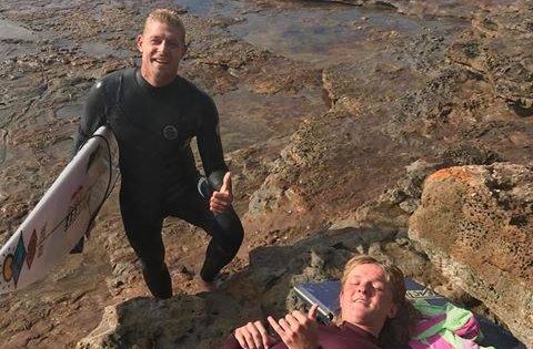 World surfing champ Mick Fanning on hand for Bawley Point rescue