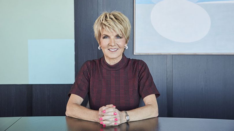 Julie Bishop will be ANU's first female Chancellor. Photo: ANU.