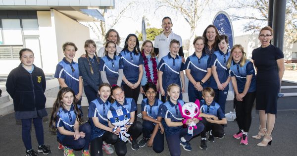 Olympians unleashed in schools across Canberra