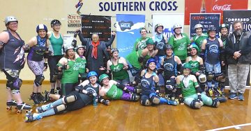 Canberra Roller Derby League all dressed up and nowhere to roll